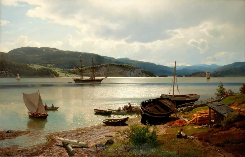 Am Wasser von Hans Gude