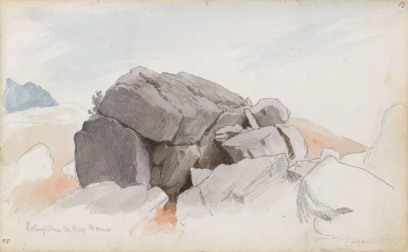 Dolwydellan Valley av Hans Gude