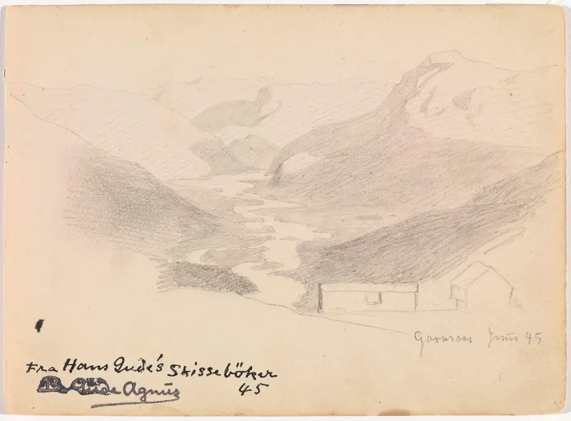 Fra Garnsås av Hans Gude
