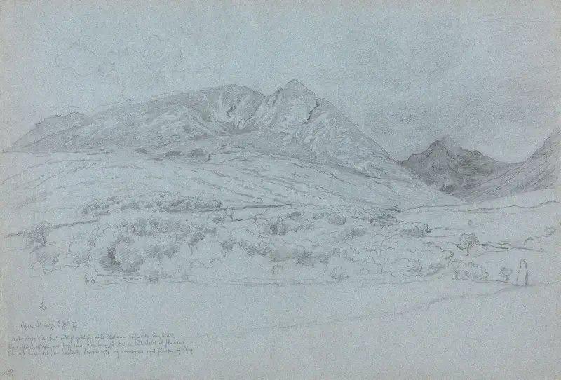 Fra Glen Sannox, Arran, Skottland av Hans Gude