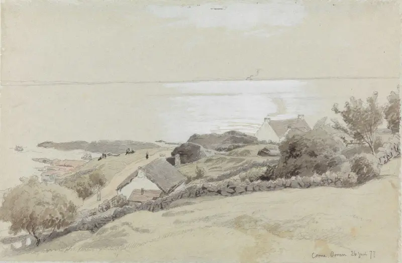 Från kusten vid Corrie, Arran, Skottland av Hans Gude