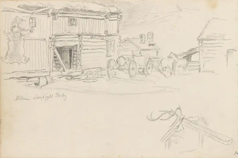 Aus Mølmen in Lesja von Hans Gude