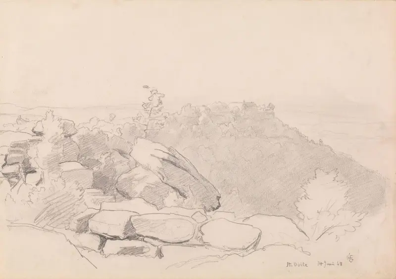Fra Mont Sainte-Odile av Hans Gude