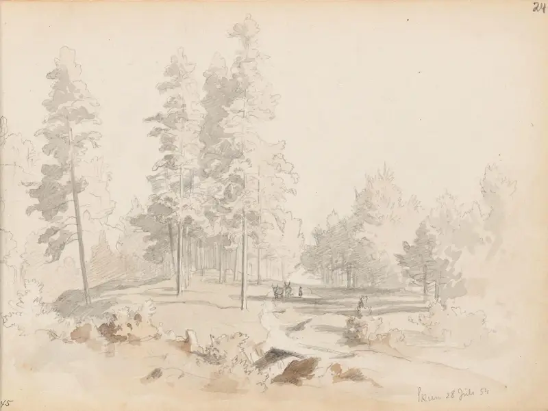 Fra Skien av Hans Gude