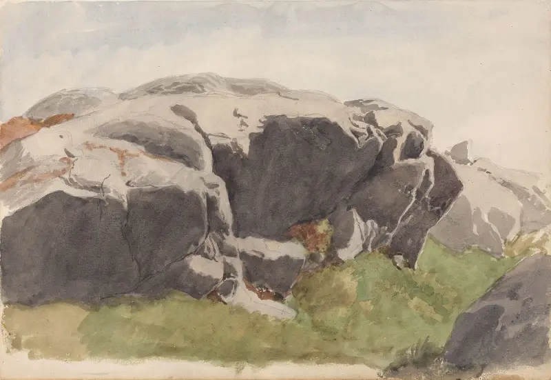 Klippe av Hans Gude
