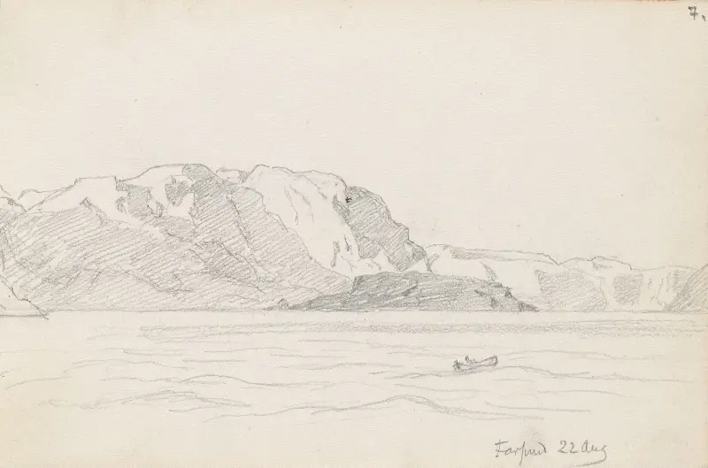 Kusten vid Farsund av Hans Gude