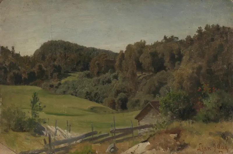 Krajina u Ljanu, Hans Gude