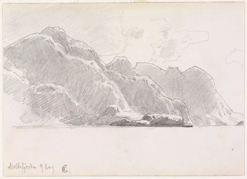 Moldefjorden av Hans Gude