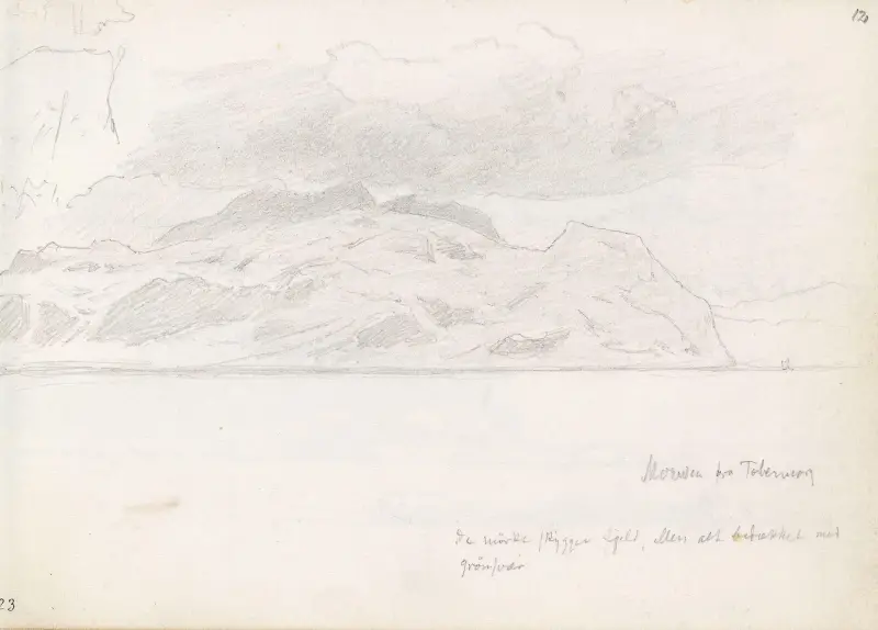 Morvern sett fra Tobermory av Hans Gude