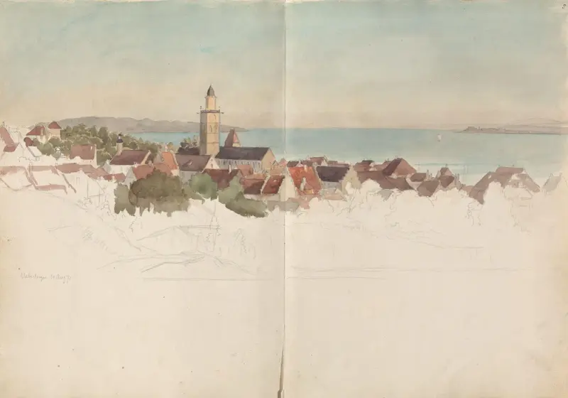 Überlingen av Hans Gude