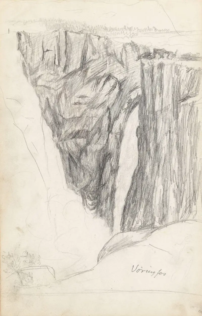 Vøringsfossen av Hans Gude