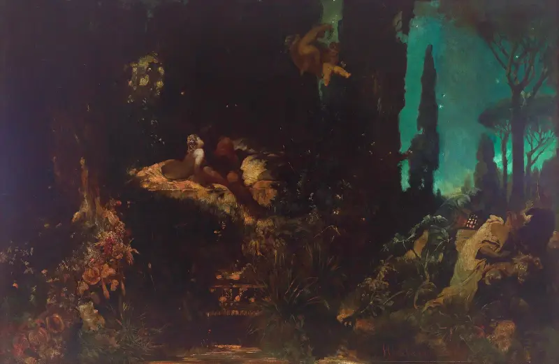 Ein Sommernachtstraum von Hans Makart