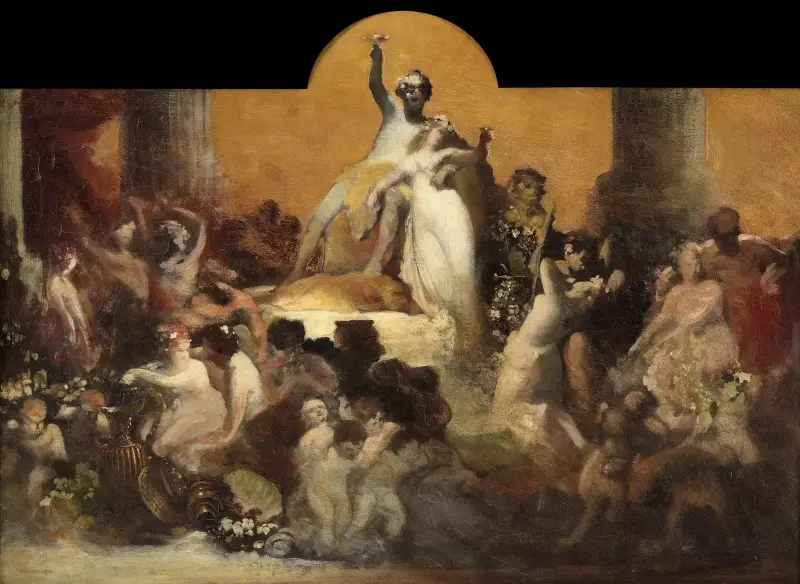 Bacchanal av Hans Makart