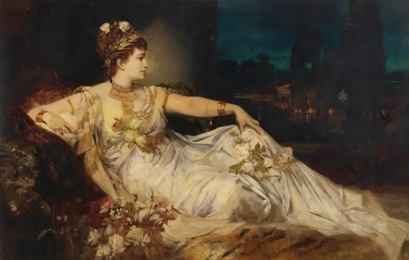 Charlotte Wolter als Messalina av Hans Makart