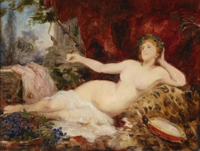 Ruhende Bacchantin von Hans Makart