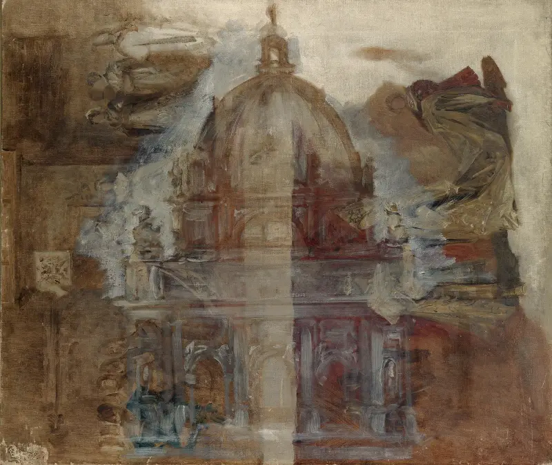 Skiss till en domkyrka av Hans Makart