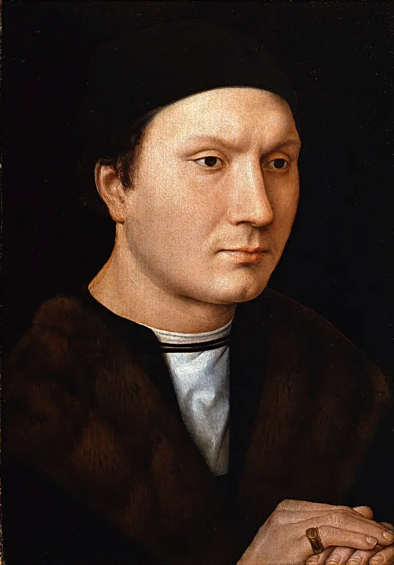 Porträtt av en okänd man av Hans Memling