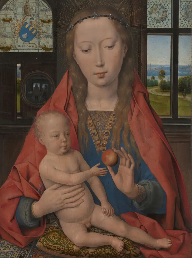 Virgin Mary with the Child Jesus av Hans Memling