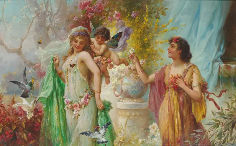En klassisk idyll av Hans Zatzka