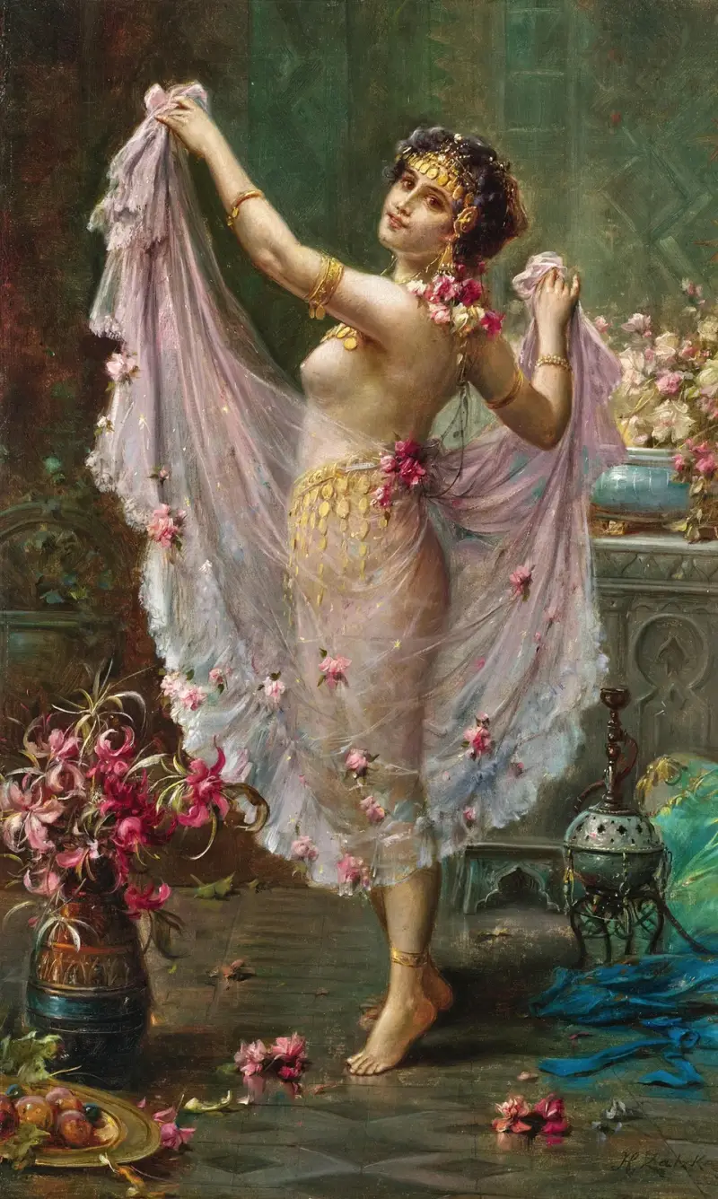 Tanečnice z harému, Hans Zatzka