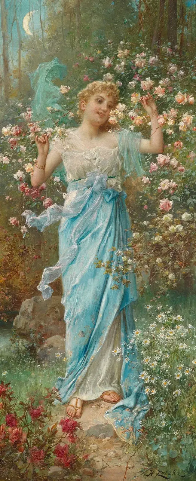 Blomsterdansen av Hans Zatzka