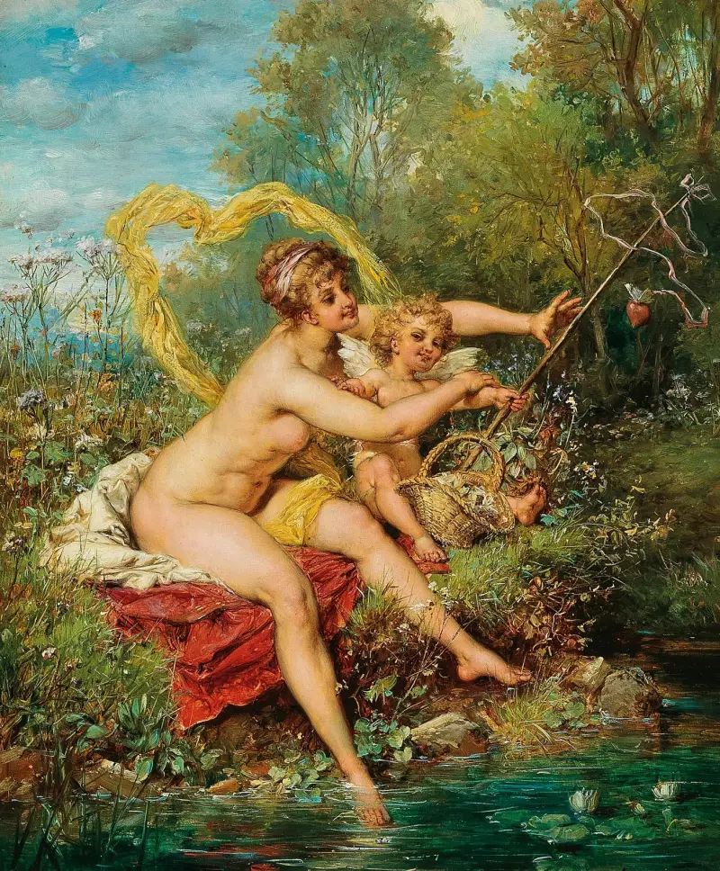 Fiske av Hans Zatzka