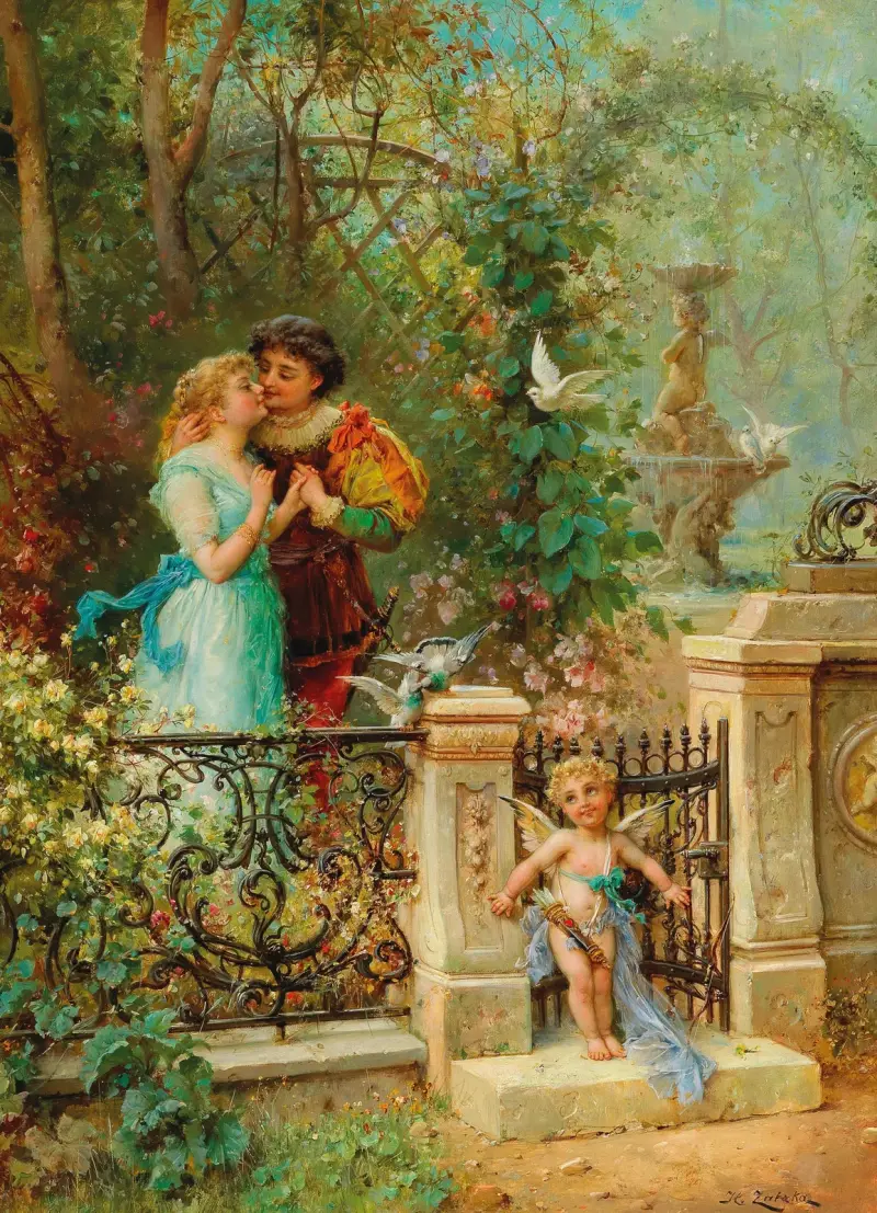 Im Banne Amors av Hans Zatzka