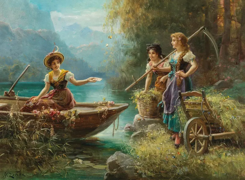 Die Liebesbotschaft von Hans Zatzka