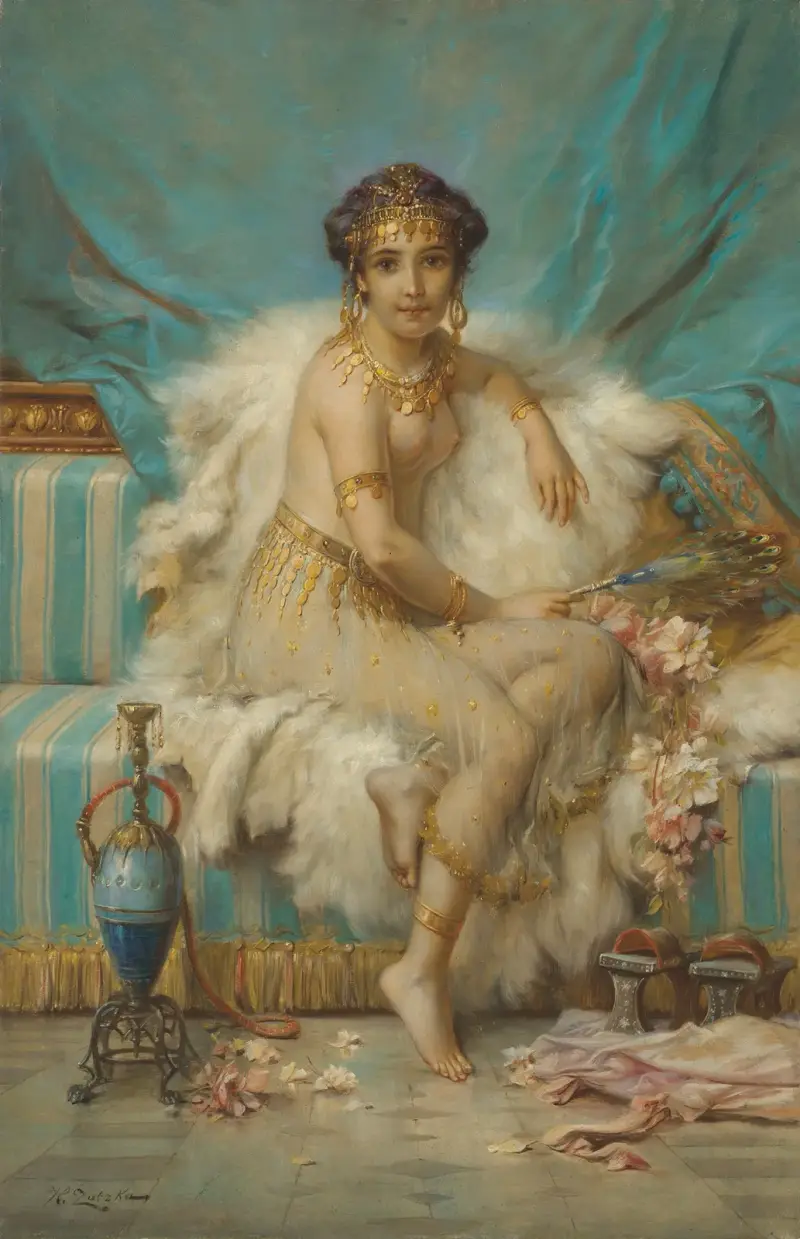 The Odalisque av Hans Zatzka
