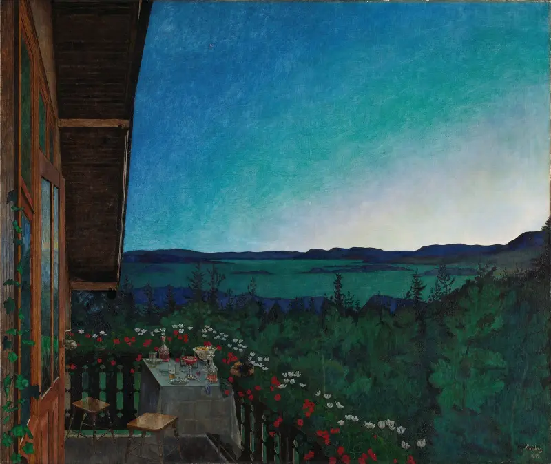 Letní noc, 1899 – Nr. 1, Harald Sohlberg