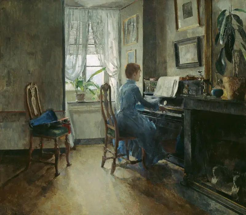 Bei mir zu Hause von Harriet Backer