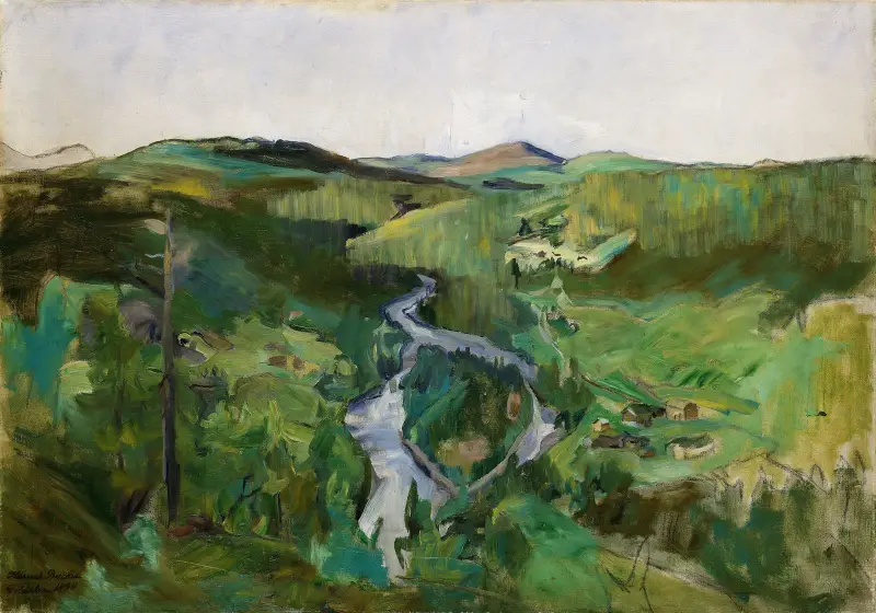 Landschaft aus Foldalen von Harriet Backer