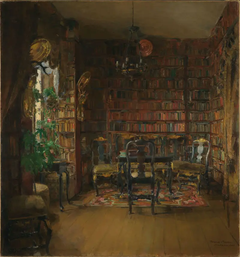 The Library of Thorvald Boeck av Harriet Backer