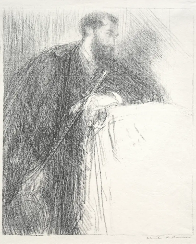 Lucien Pissarro av Charles Haslewood Shannon