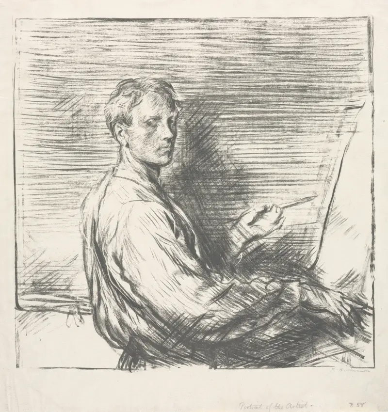 Porträtt av konstnären, nr 1 av Charles Haslewood Shannon