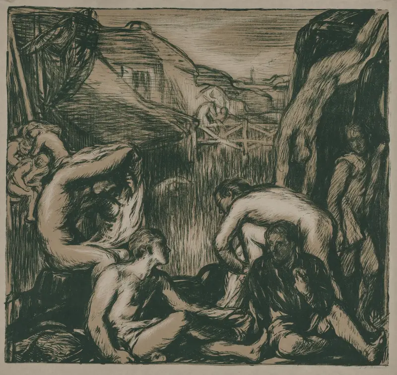 The Mill-Pond av Charles Haslewood Shannon