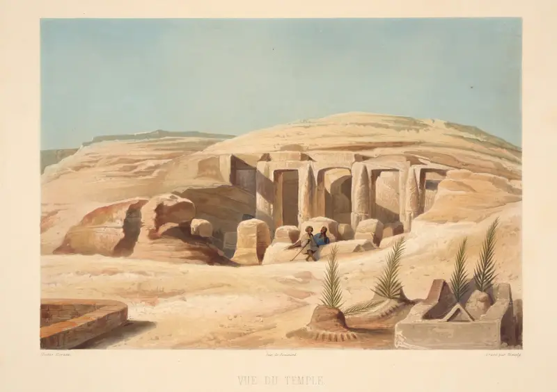Blick auf den Tempel von Hector Horeau