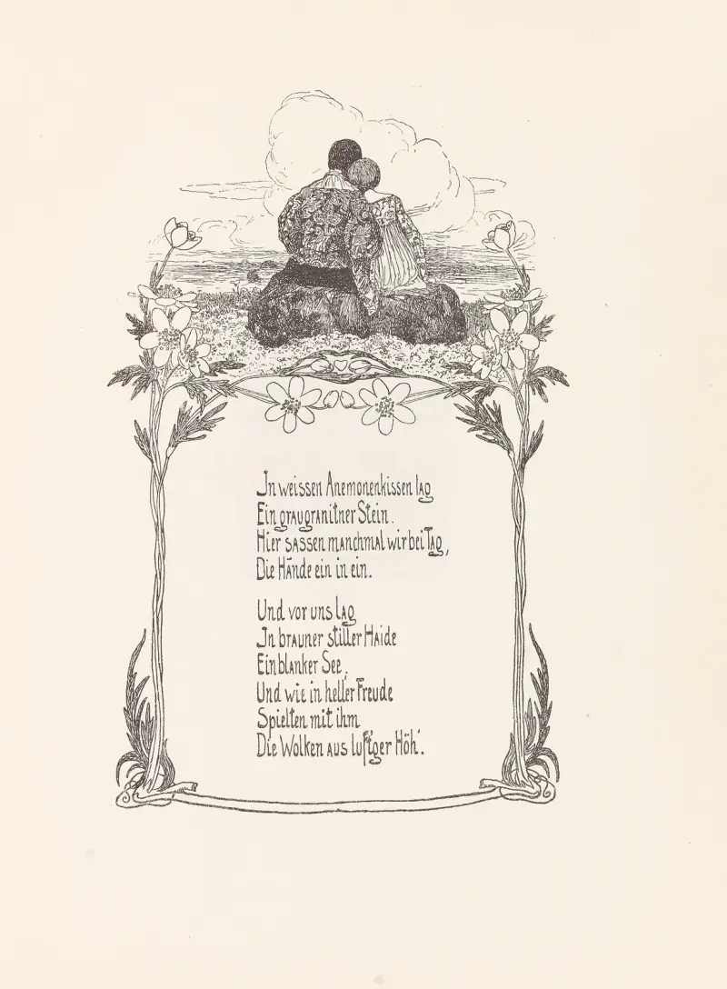 Dir. Gedichte (Gedichte für dich) von Heinrich Vogeler