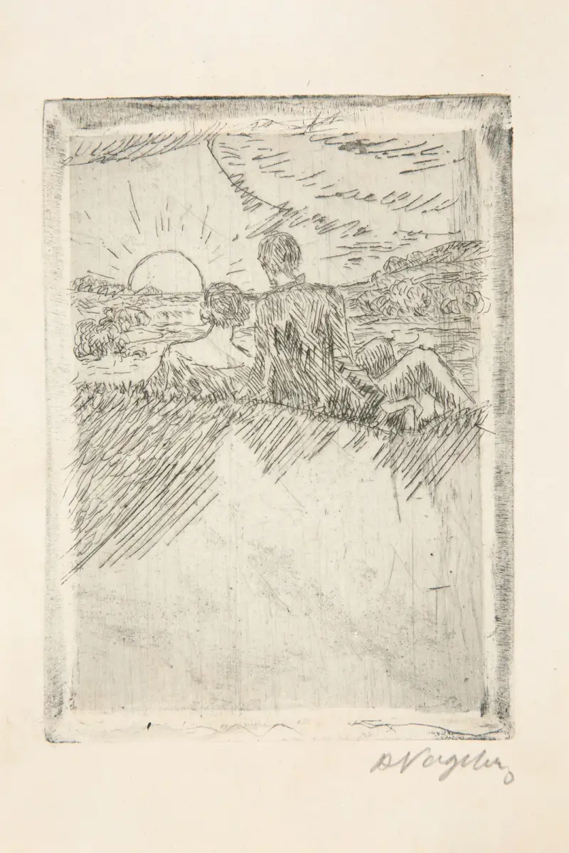 Ex Libris Paul H. Schulthes II av Heinrich Vogeler