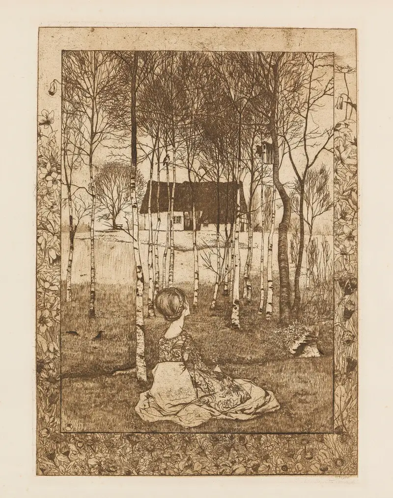 Frühling von Heinrich Vogeler