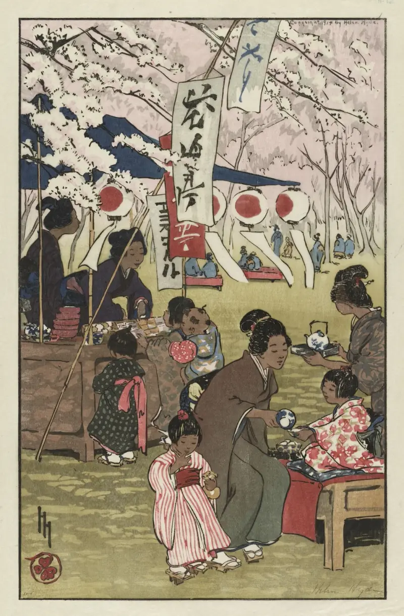 Blomningstid i Tokyo av Helen Hyde