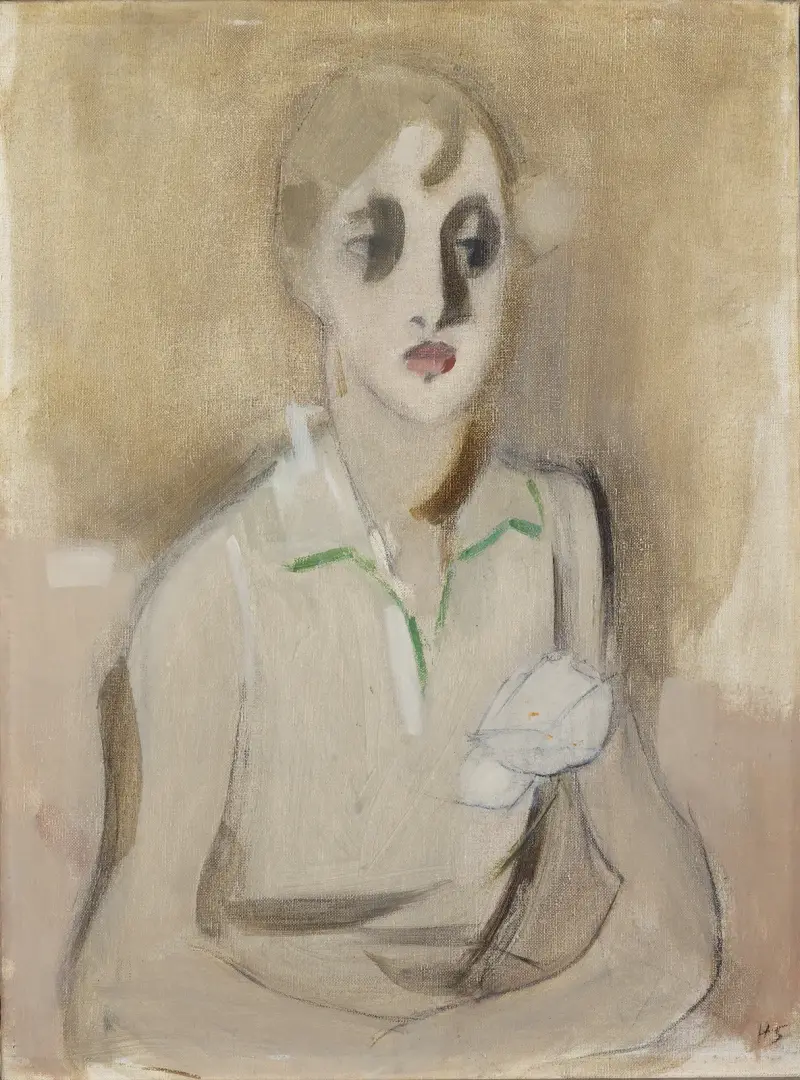 Modern Schoolgirl av Helene Schjerfbeck