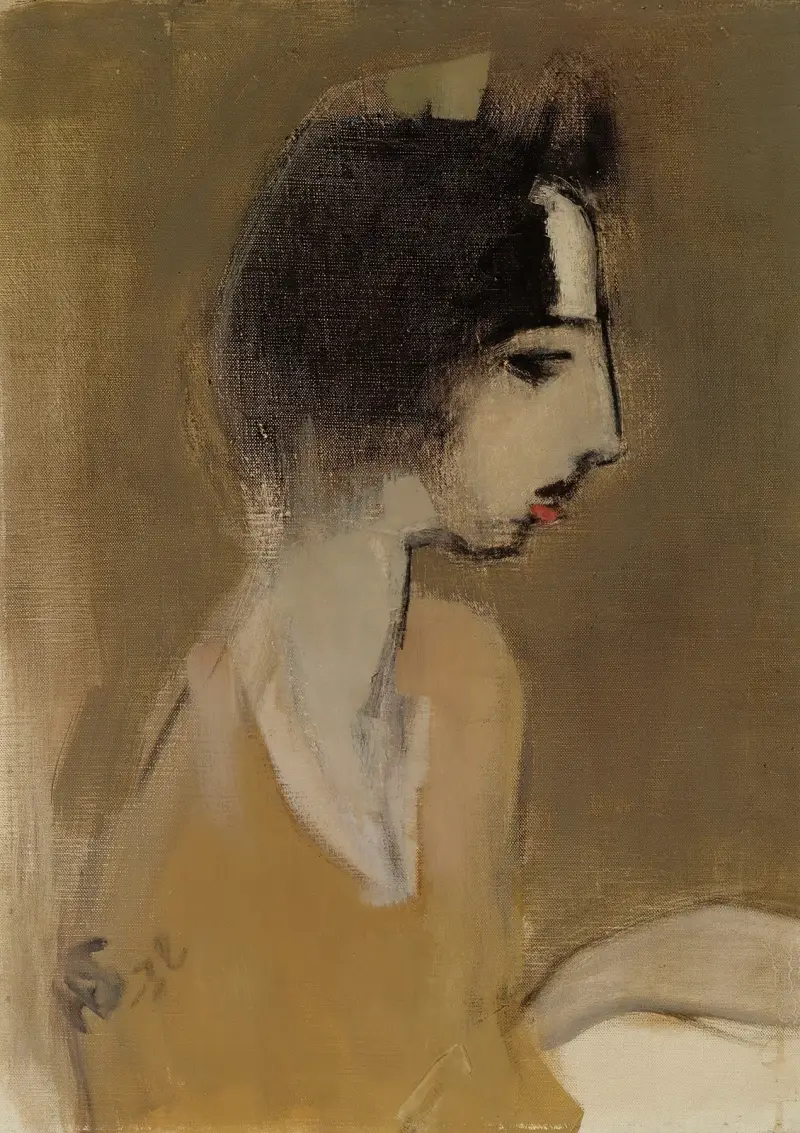 Profile of a Woman (from memory) av Helene Schjerfbeck
