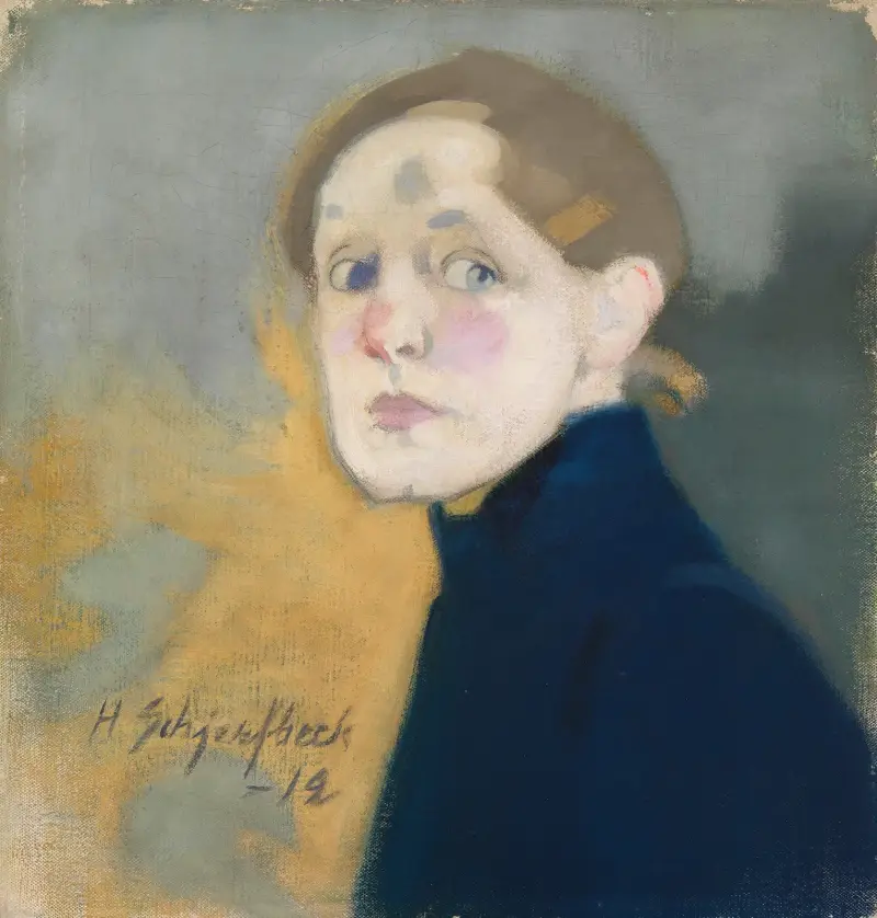 Autoportrét, Helene Schjerfbeck