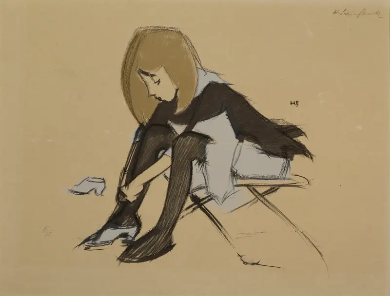 Seidenschuhe von Helene Schjerfbeck
