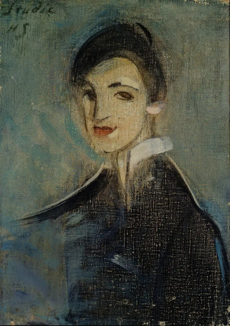 Śpiewak w czerni, Helene Schjerfbeck