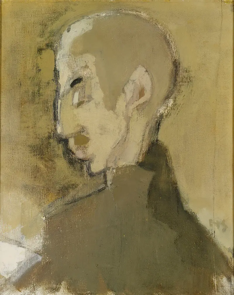 The Landlord Ii (Profile Of A Man) av Helene Schjerfbeck