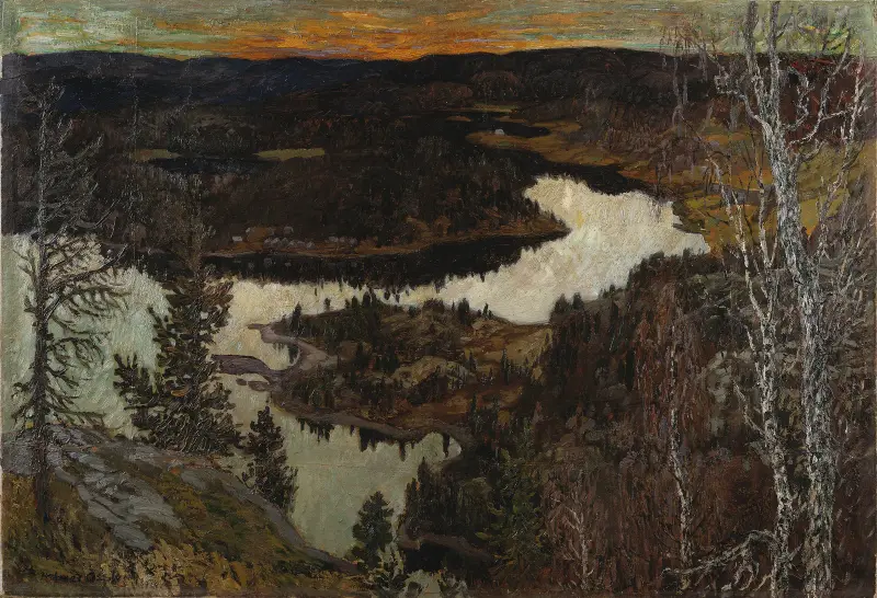 Herbst, Nordingrå von Helmer Osslund