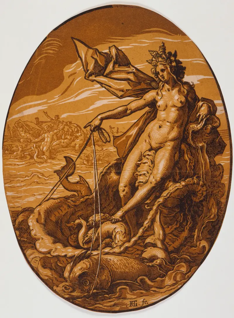 Amphitrite av Hendrick Goltzius