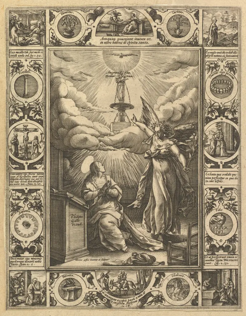 Ave Maria av Hendrick Goltzius